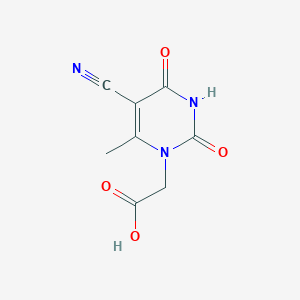 2-(5-Cyano-6-methyl-2,4-dioxo-3,4-dihydropyrimidin-1(2H)-yl)acetic acid