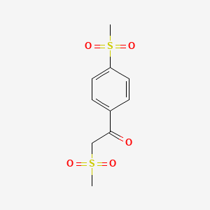2-(Methylsulfonyl)-1-[4-(methylsulfonyl)phenyl]-1-ethanone
