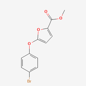 molecular formula C12H9BrO4 B1358544 Methyl 5-(4-bromophenoxy)furan-2-carboxylate CAS No. 952183-41-4