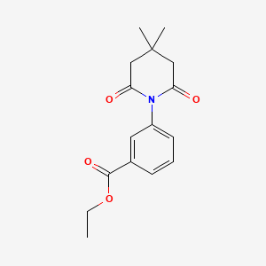 Ethyl 3-(4,4-dimethyl-2,6-dioxopiperidin-1-yl)benzoate