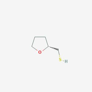 molecular formula C5H10OS B13585491 [(2R)-oxolan-2-yl]methanethiol 