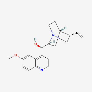 molecular formula C20H24N2O2 B13585533 (3I+/-,8I+/-,9R)-6a(2)-Methoxycinchonan-9-ol CAS No. 101143-86-6