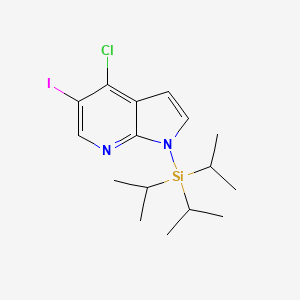 4-Chloro-5-iodo-1-(triisopropylsilyl)-1H-pyrrolo[2,3-b]pyridine