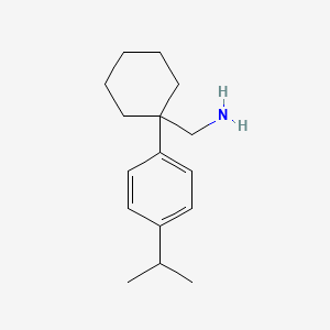 molecular formula C16H25N B13585601 (1-(4-Isopropylphenyl)cyclohexyl)methanamine 