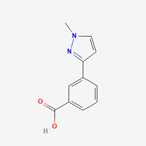 3-(1-Methyl-1H-pyrazol-3-yl)benzoic acid