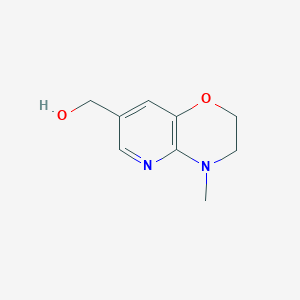 (4-Methyl-3,4-dihydro-2H-pyrido[3,2-b][1,4]oxazin-7-yl)methanol