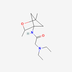 molecular formula C13H24N2O2 B13585757 2-(diethylamino)-N-{1,3-dimethyl-2-oxabicyclo[2.1.1]hexan-4-yl}acetamide 