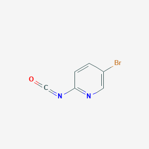 molecular formula C6H3BrN2O B13585779 5-Bromo-2-isocyanatopyridine CAS No. 95651-17-5