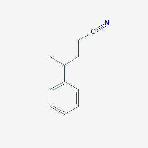 molecular formula C11H13N B13585787 4-Phenylpentanenitrile 