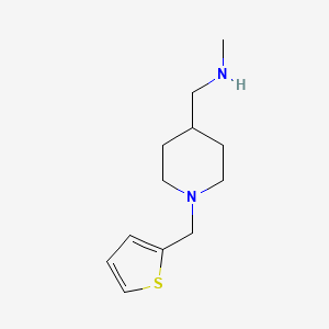 4-[(Methylamino)methyl]-1-(thien-2-ylmethyl)piperidine