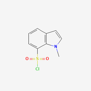 molecular formula C9H8ClNO2S B1358580 1-Methyl-1H-indole-7-sulfonyl chloride CAS No. 941716-95-6
