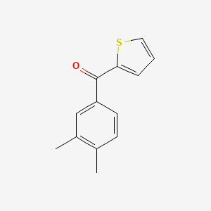 (3,4-Dimethylphenyl)(thiophen-2-yl)methanone