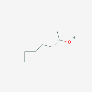 molecular formula C8H16O B13585947 4-Cyclobutylbutan-2-ol 