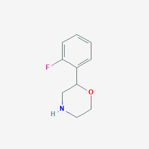 molecular formula C10H12FNO B1358595 2-(2-Fluorophenyl)morpholine CAS No. 1017480-65-7