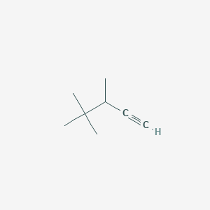 molecular formula C8H14 B13586059 3,4,4-Trimethylpent-1-yne CAS No. 52763-16-3