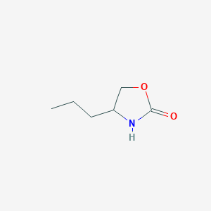 molecular formula C6H11NO2 B13586181 4-Propyl-2-oxazolidinone CAS No. 16112-61-1