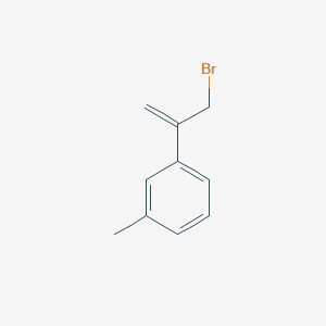 molecular formula C10H11Br B13586251 1-(3-Bromoprop-1-en-2-yl)-3-methylbenzene 