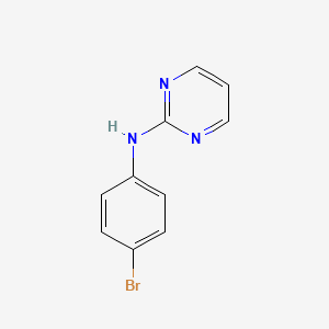 molecular formula C10H8BrN3 B1358626 N-(4-bromophenyl)pyrimidin-2-amine 
