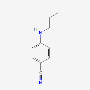 molecular formula C10H12N2 B1358635 4-(Propylamino)benzonitrile CAS No. 4714-64-1