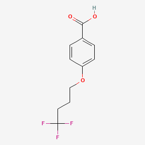 molecular formula C11H11F3O3 B1358636 4-(4,4,4-Trifluorobutoxy)benzoic acid CAS No. 921623-31-6