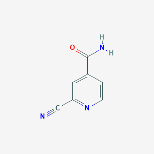 molecular formula C7H5N3O B1358638 2-Cyanoisonicotinamide CAS No. 98273-47-3