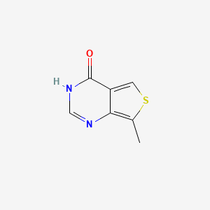 molecular formula C7H6N2OS B13586447 7-methyl-3H,4H-thieno[3,4-d]pyrimidin-4-one 