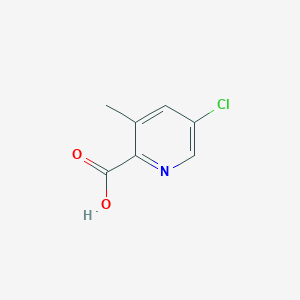 molecular formula C7H6ClNO2 B1358647 5-Chloro-3-methylpyridine-2-carboxylic acid CAS No. 886365-46-4