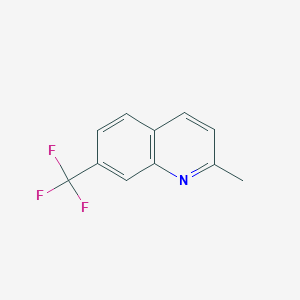molecular formula C11H8F3N B1358653 2-甲基-7-(三氟甲基)喹啉 CAS No. 324-32-3