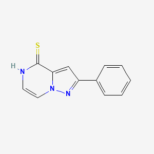 2-phenylpyrazolo[1,5-a]pyrazine-4(5H)-thione