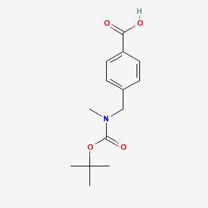 4-(((tert-Butoxycarbonyl)(methyl)amino)methyl)benzoic acid