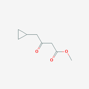 molecular formula C8H12O3 B1358666 4-环丙基-3-氧代丁酸甲酯 CAS No. 251635-21-9