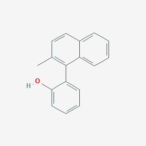 molecular formula C17H14O B1358668 2-(2-Methylnaphthalen-1-yl)phenol CAS No. 188688-12-2