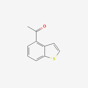 molecular formula C10H8OS B1358674 1-(苯并[b]噻吩-4-基)乙酮 CAS No. 88341-06-4