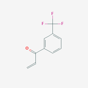 molecular formula C10H7F3O B13586761 1-[3-(Trifluoromethyl)phenyl]prop-2-en-1-one CAS No. 123184-14-5
