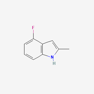 molecular formula C9H8FN B1358690 4-Fluoro-2-methyl-1h-indole CAS No. 1260383-51-4