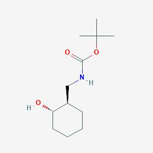 molecular formula C12H23NO3 B13586905 tert-Butyl (((1R,2S)-2-hydroxycyclohexyl)methyl)carbamate 