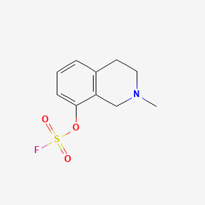 molecular formula C10H12FNO3S B13586911 2-Methyl-1,2,3,4-tetrahydroisoquinolin-8-yl sulfurofluoridate 