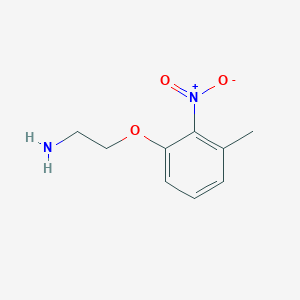molecular formula C9H12N2O3 B13586955 2-(3-Methyl-2-nitrophenoxy)ethan-1-amine 