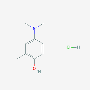 molecular formula C9H14ClNO B13586961 4-(Dimethylamino)-2-methylphenolhydrochloride 