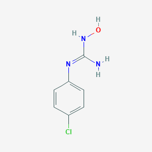 molecular formula C7H8ClN3O B135870 N-(Chlorophenyl)-N'-hydroxyguanidine CAS No. 130974-86-6