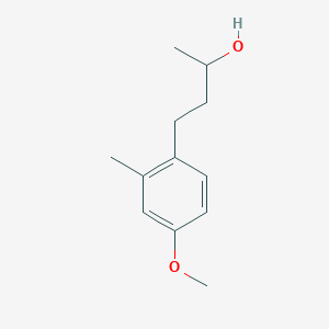 molecular formula C12H18O2 B13587088 4-(4-Methoxy-2-methylphenyl)butan-2-ol 