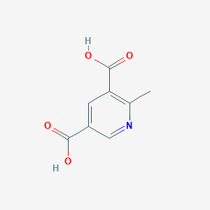 molecular formula C8H7NO4 B1358711 2-Methylpyridine-3,5-dicarboxylic acid CAS No. 89942-70-1