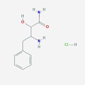 3-Amino-2-hydroxy-4-phenylbutanamide hydrochloride