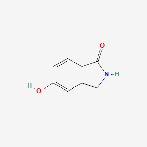 molecular formula C8H7NO2 B1358716 5-Hydroxyisoindolin-1-one CAS No. 252061-66-8
