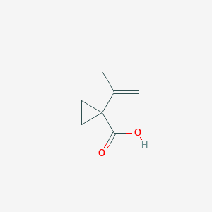 molecular formula C7H10O2 B13587392 Isopropenylcyclopropanecarboxylic 