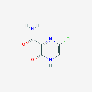 molecular formula C5H4ClN3O2 B1358756 6-Chloro-3-hydroxypyrazine-2-carboxamide CAS No. 259793-90-3