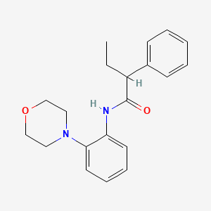 molecular formula C20H24N2O2 B13587612 N-[2-(morpholin-4-yl)phenyl]-2-phenylbutanamide 