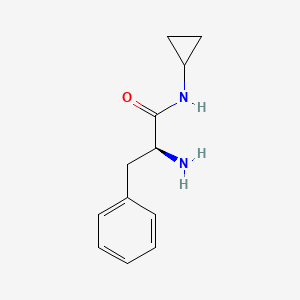 molecular formula C12H16N2O B1358770 N-Cyclopropyl L-Phenylalaninamide CAS No. 1188530-93-9