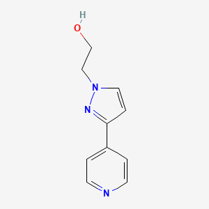 molecular formula C10H11N3O B1358778 2-(3-(pyridin-4-yl)-1H-pyrazol-1-yl)ethanol CAS No. 401522-11-0