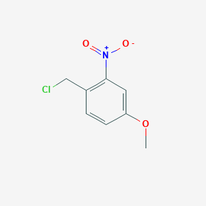 molecular formula C8H8ClNO3 B13587795 1-(Chloromethyl)-4-methoxy-2-nitrobenzene 